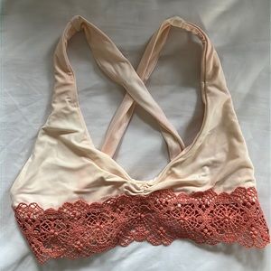 Blue Life cross back bikini top